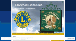 Desktop Screenshot of eastwoodlions.org.uk